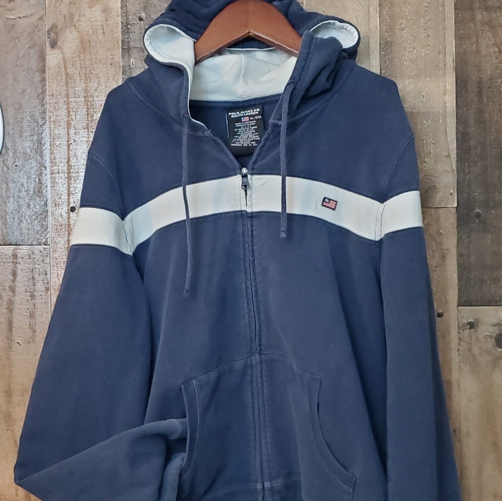 Ralph Lauren Vintage Classic Zip Up Hoodie